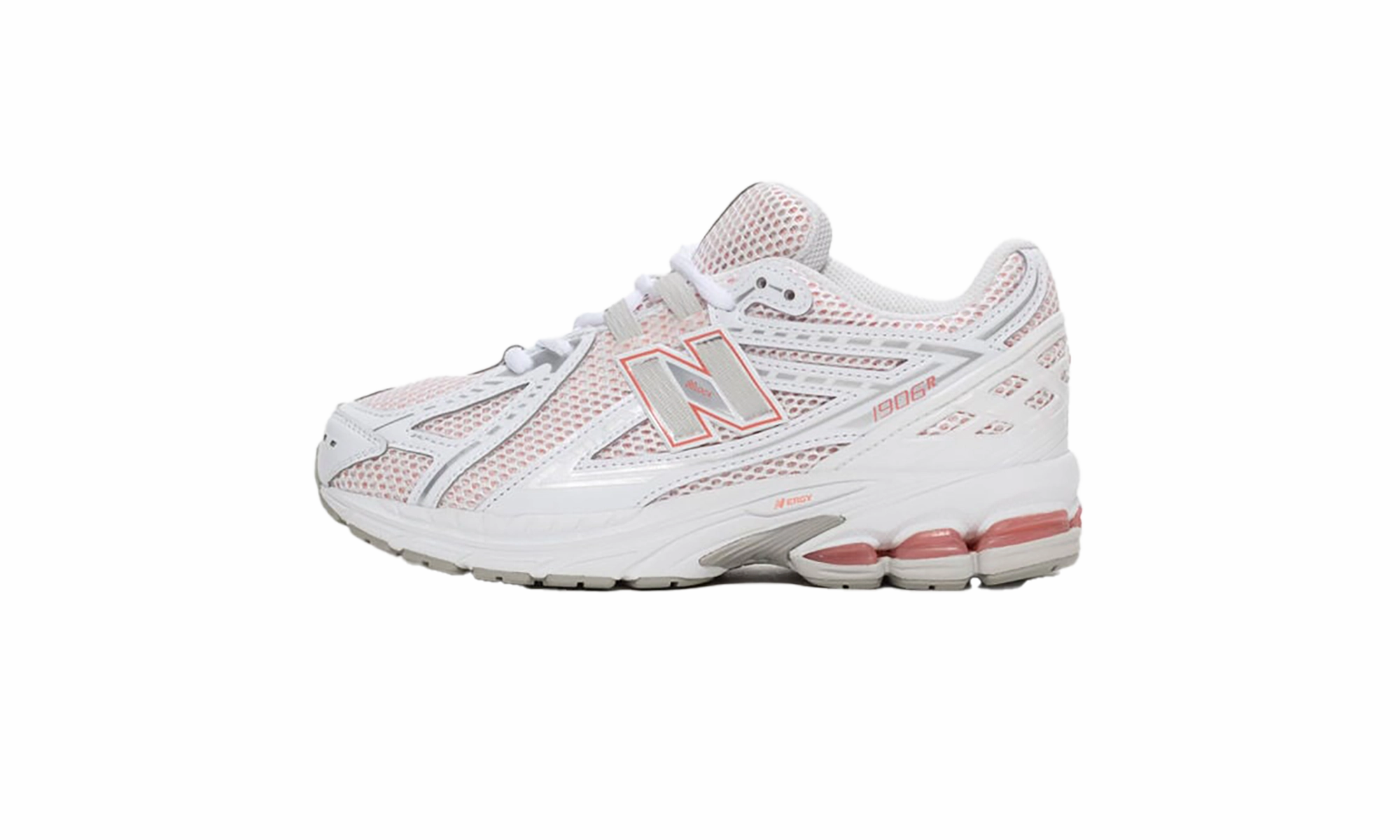 Engineered Mesh Fabric Enhanced Ankle Support 1906R GS "White Sun Fade Red"