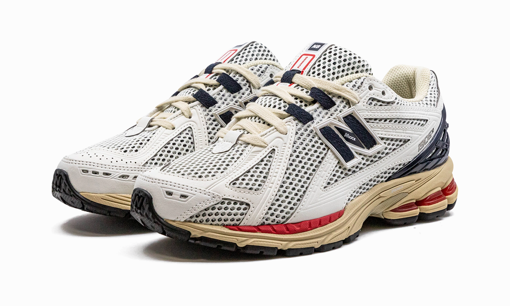 trail - tough slow run 1906R "Sea Salt Eclipse True Red"