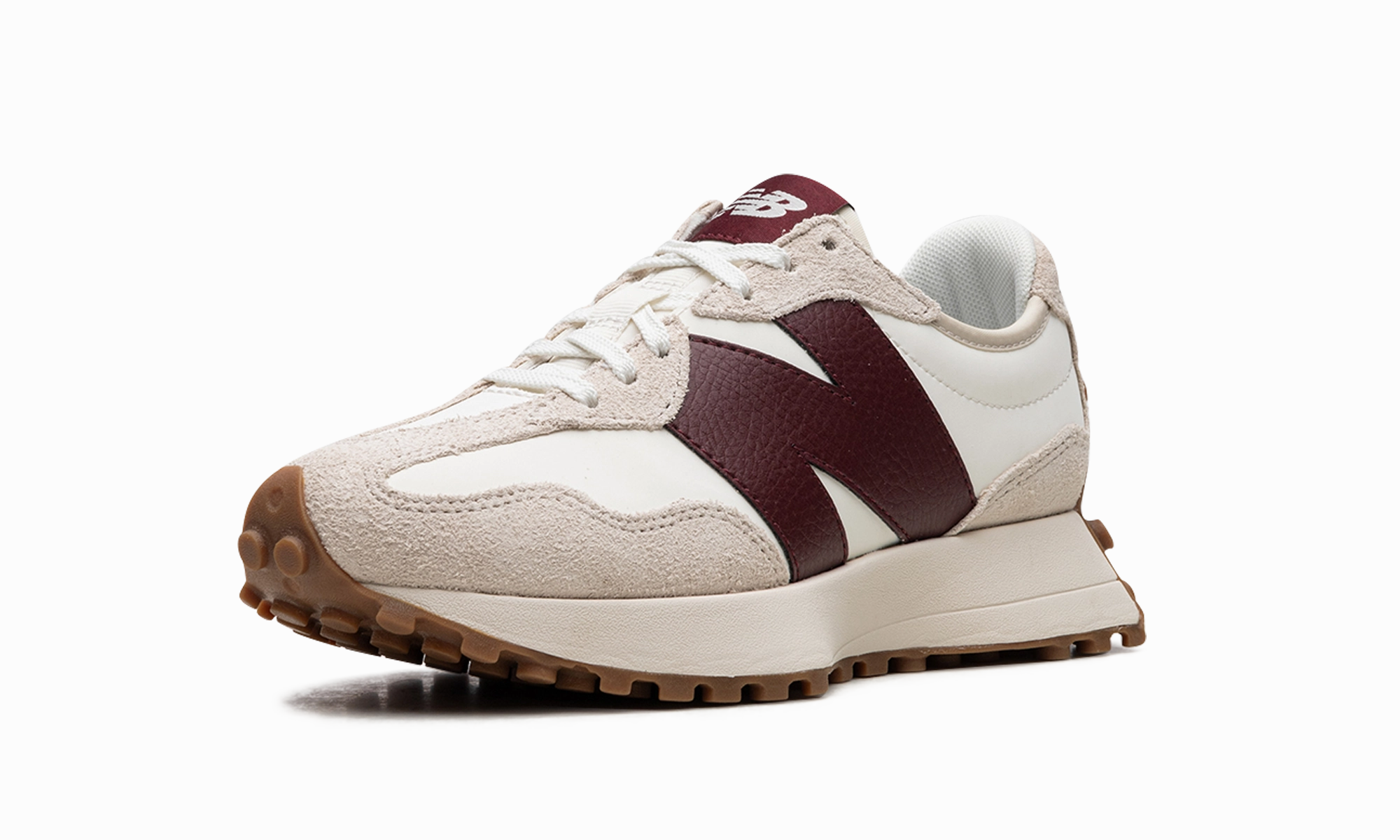 packable running on soft surface 327 WMNS "Moonbeam Classic Burgundy"