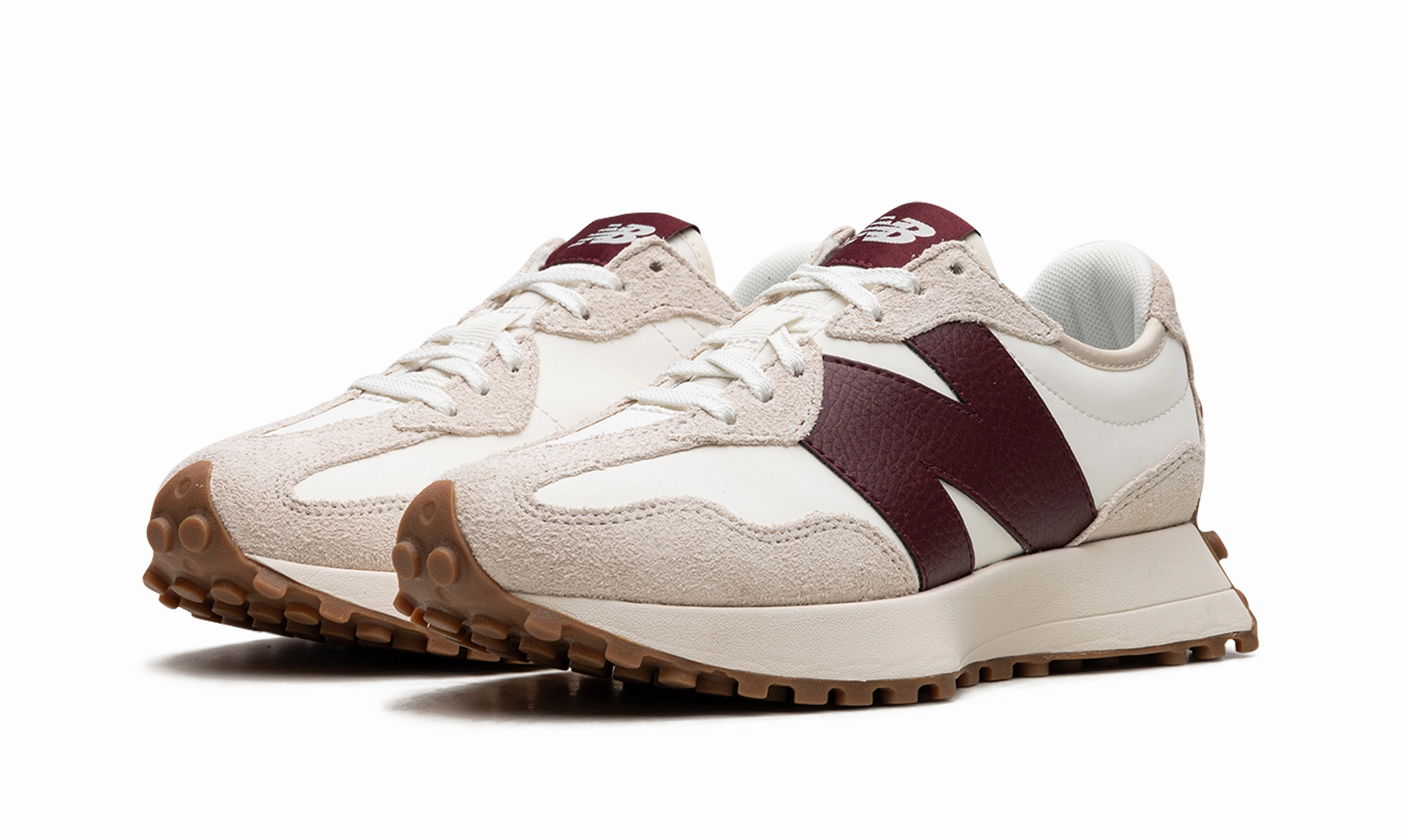 327 WMNS "Moonbeam Classic Burgundy" Water - repellent Fast Recovery