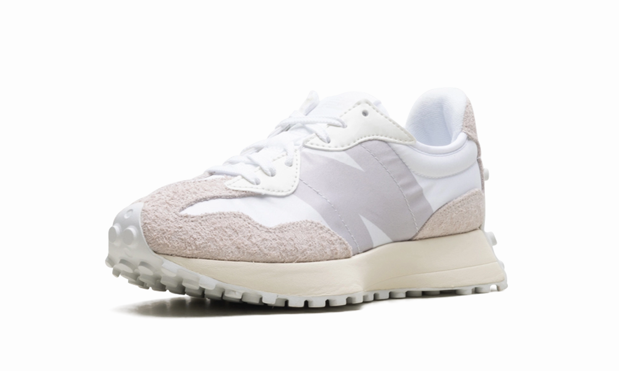 327 WMNS "White Moonbeam" Adaptive Heel Collar