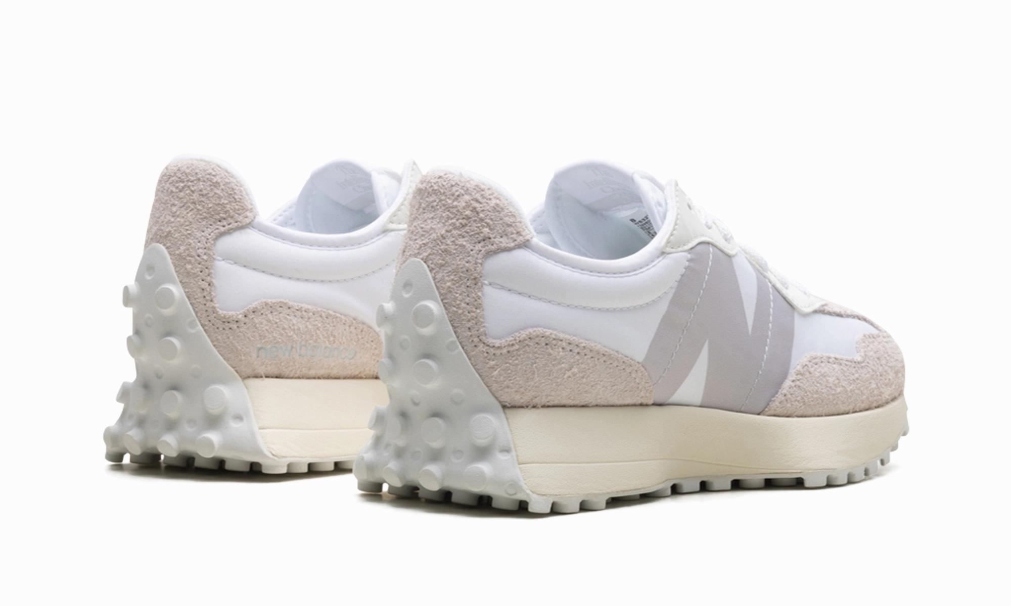 5K running shoes 327 WMNS "White Moonbeam"