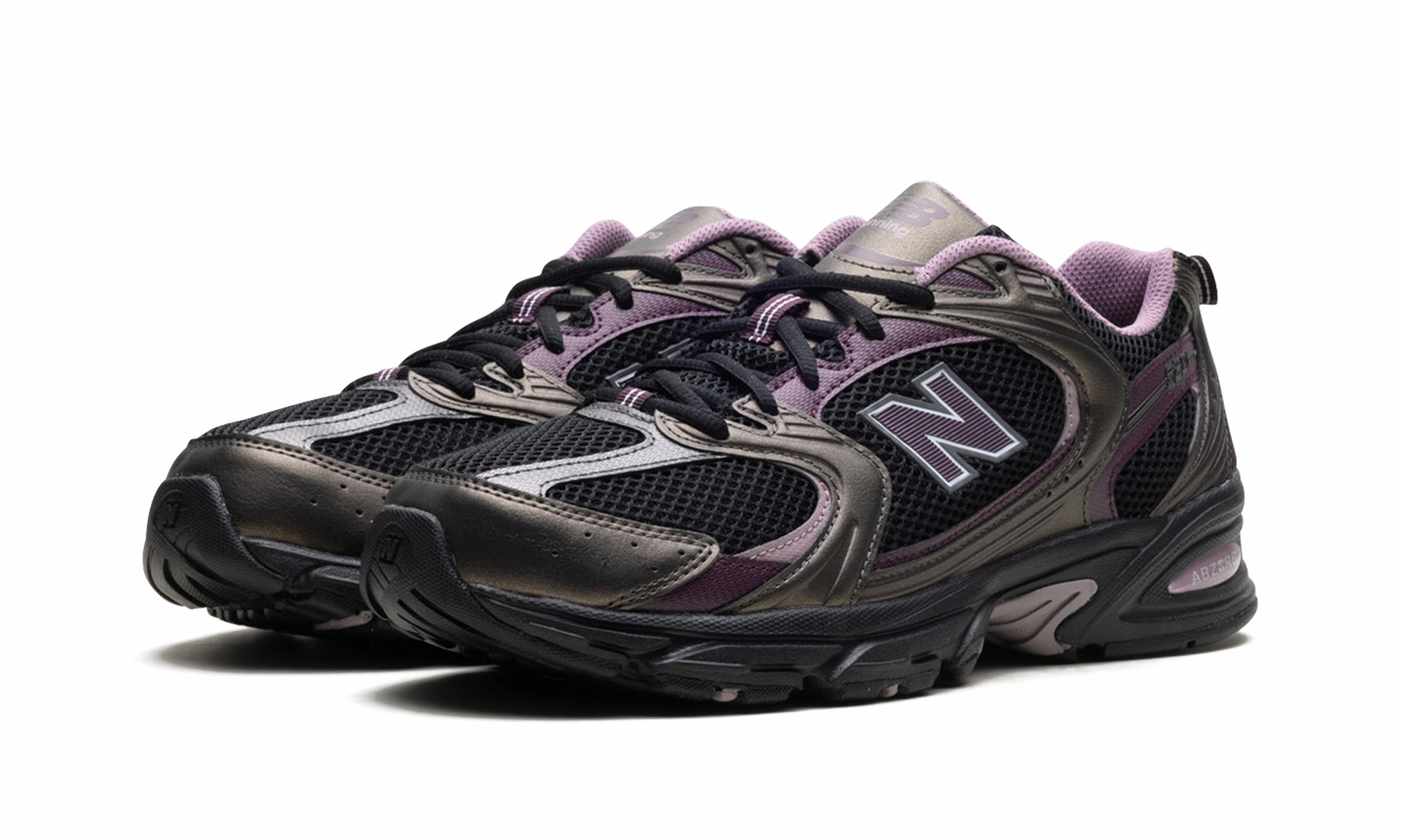 day running shoes running during the day shoes 530 "Black Metallic Plum Brown"