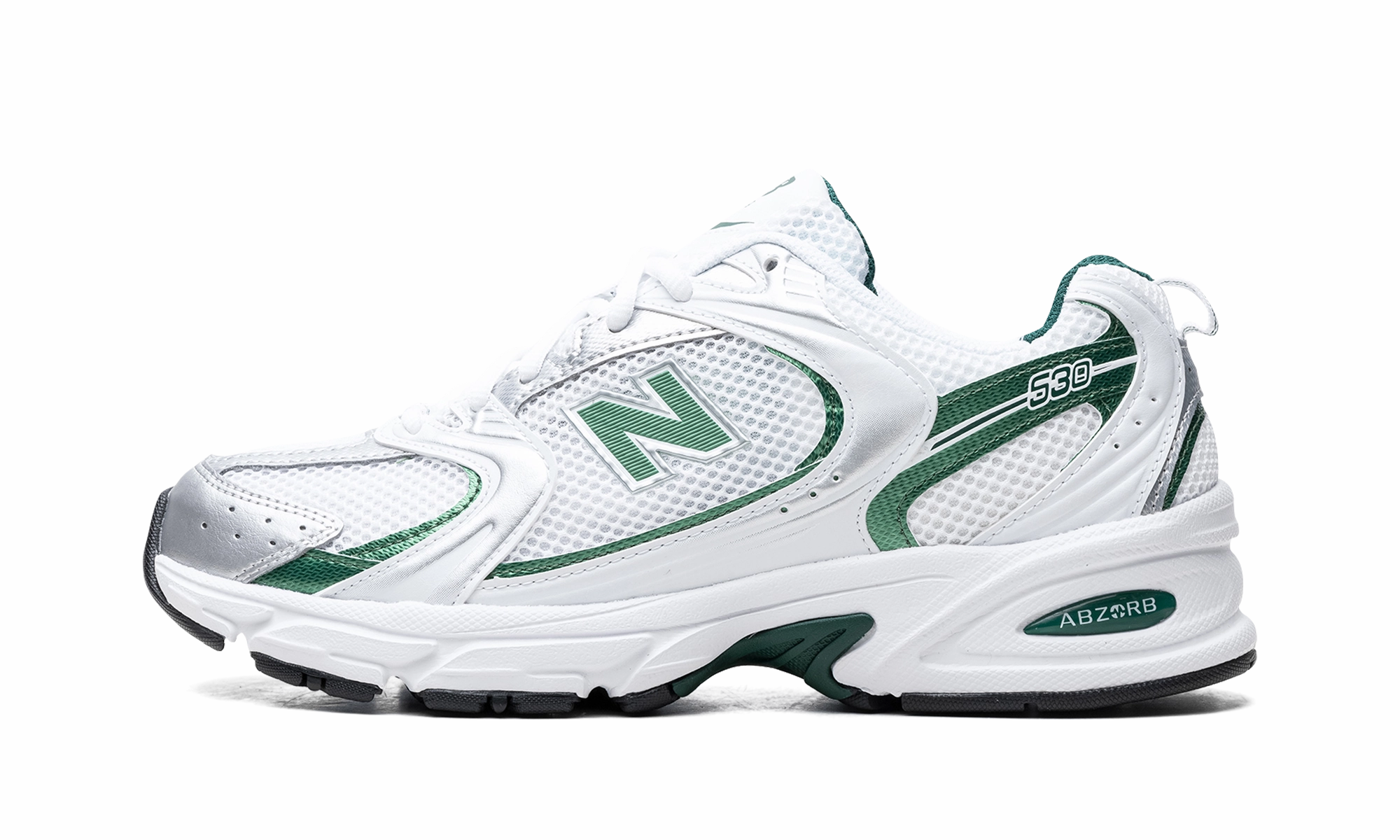 glossy running shoes 530 "Nightwatch Green"