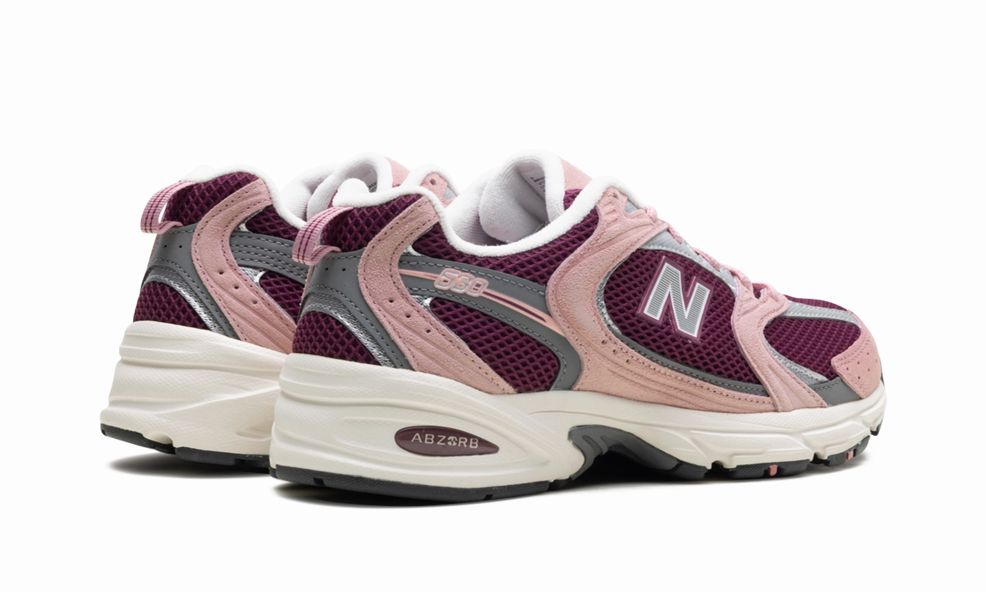 Robust fixed insole shoes 530 "Pink Moon Burgundy"