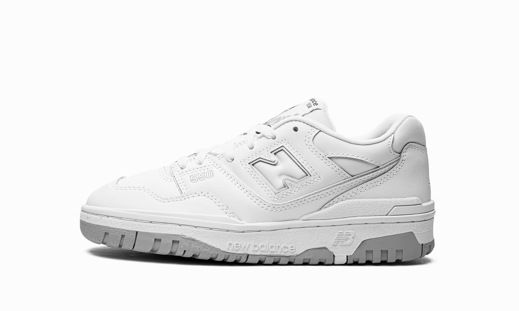 550 GS "White Grey" short - distance - runner recycled content shoes
