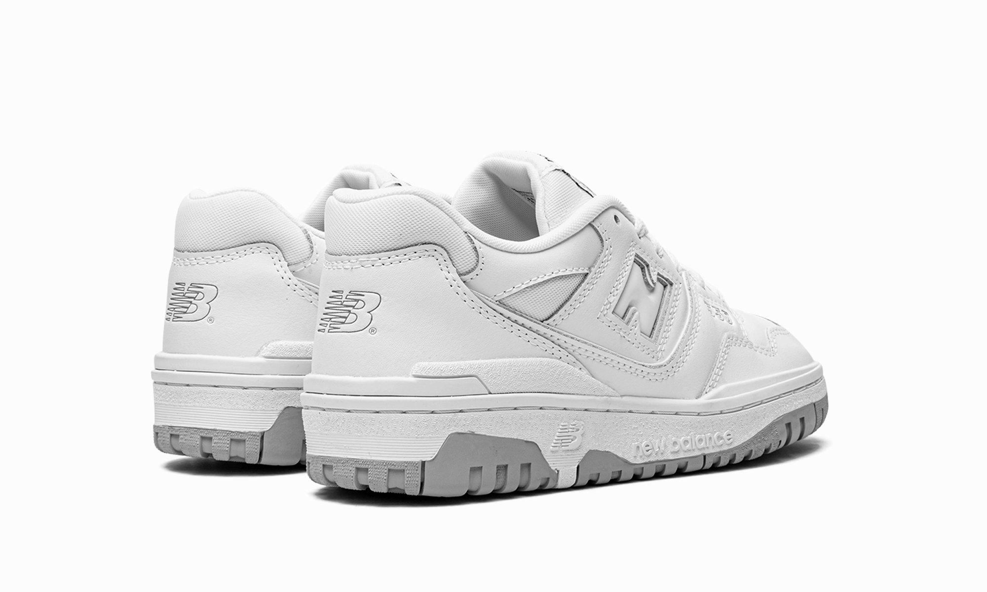 running with knee braces Balanced Cushion Distribution 550 GS "White Grey"