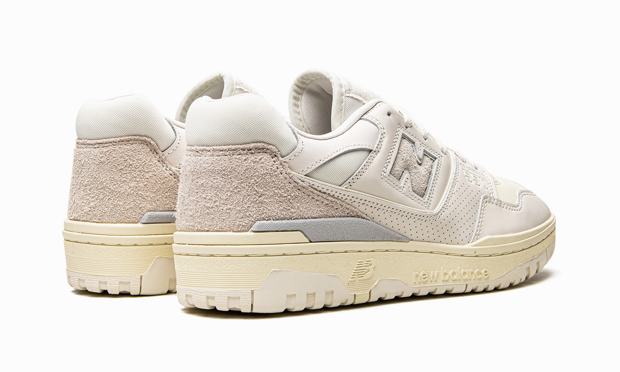 550 "Aim?? Leon Dore - White Leather" Hygroscopic Fiber Airflow Optimized