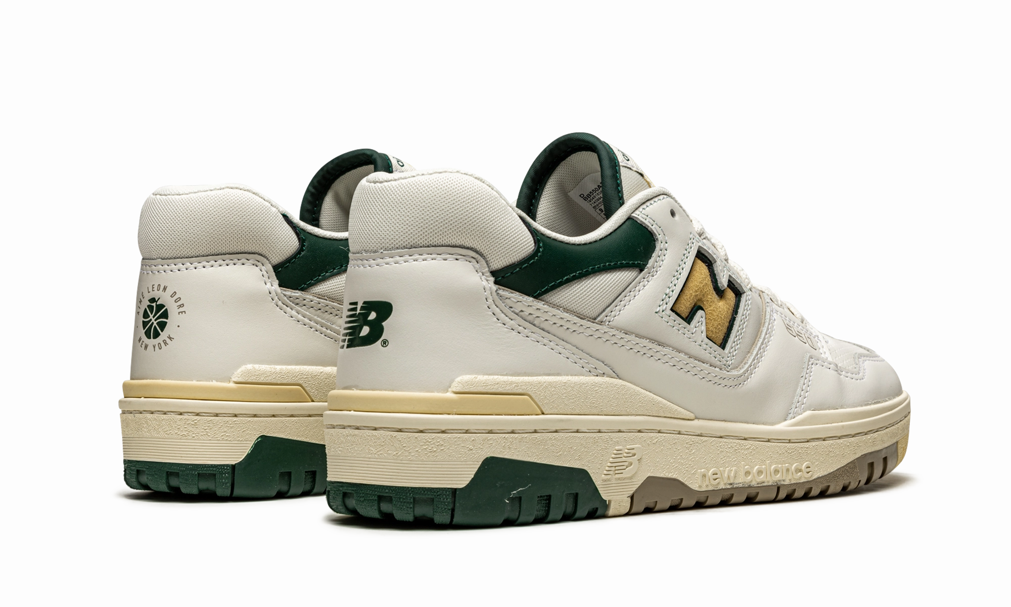 thin insole shoes morning run shoes 550 "Aime Leon Dore - Natural Green"