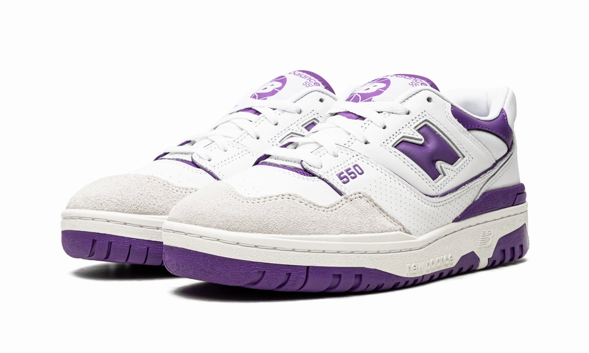 high - visibility - safety shoes mountain - runner 550 "White / Purple"