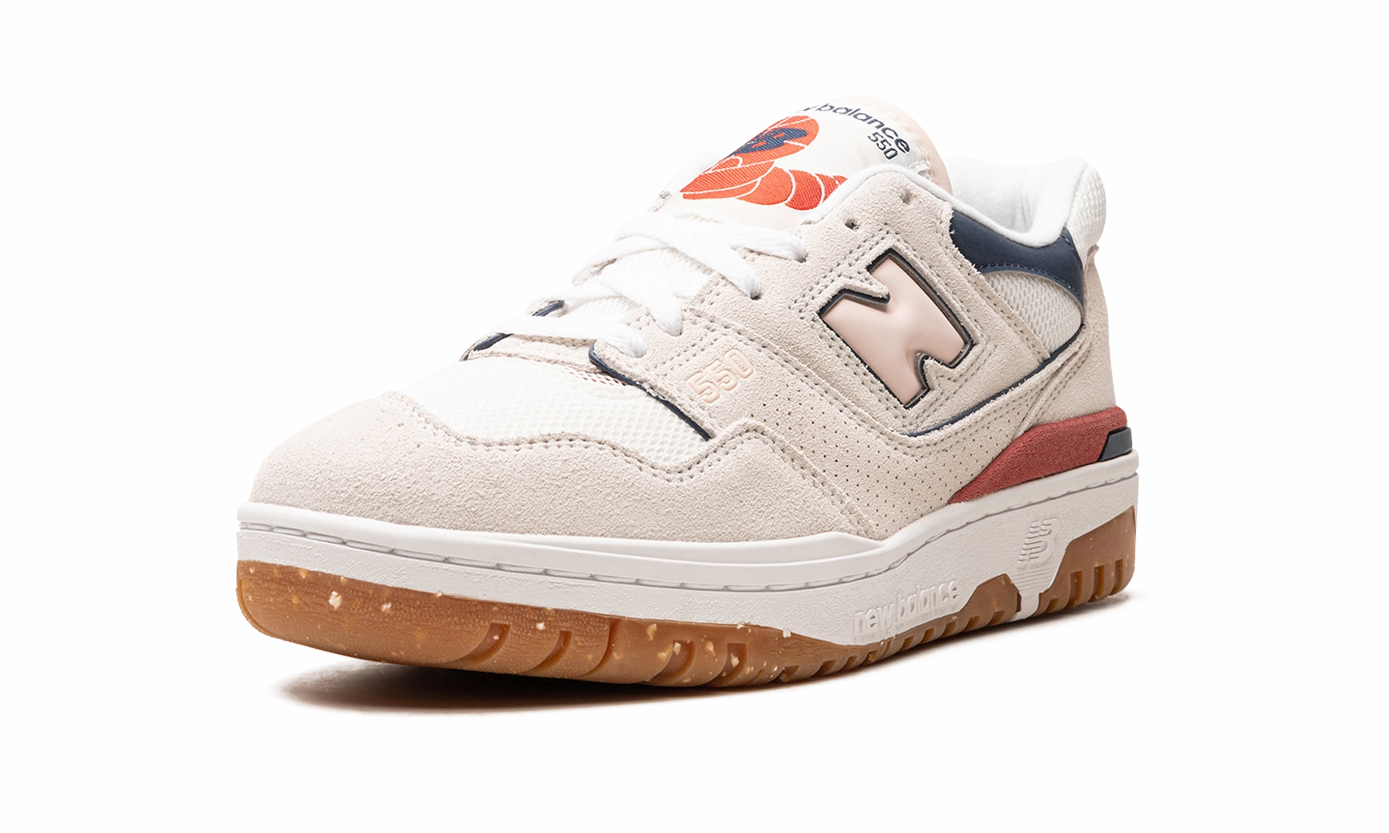 550 WMNS "Sea Salt Quartz Pink Astro Dust" Sweat Resistant running in a canal area shoes