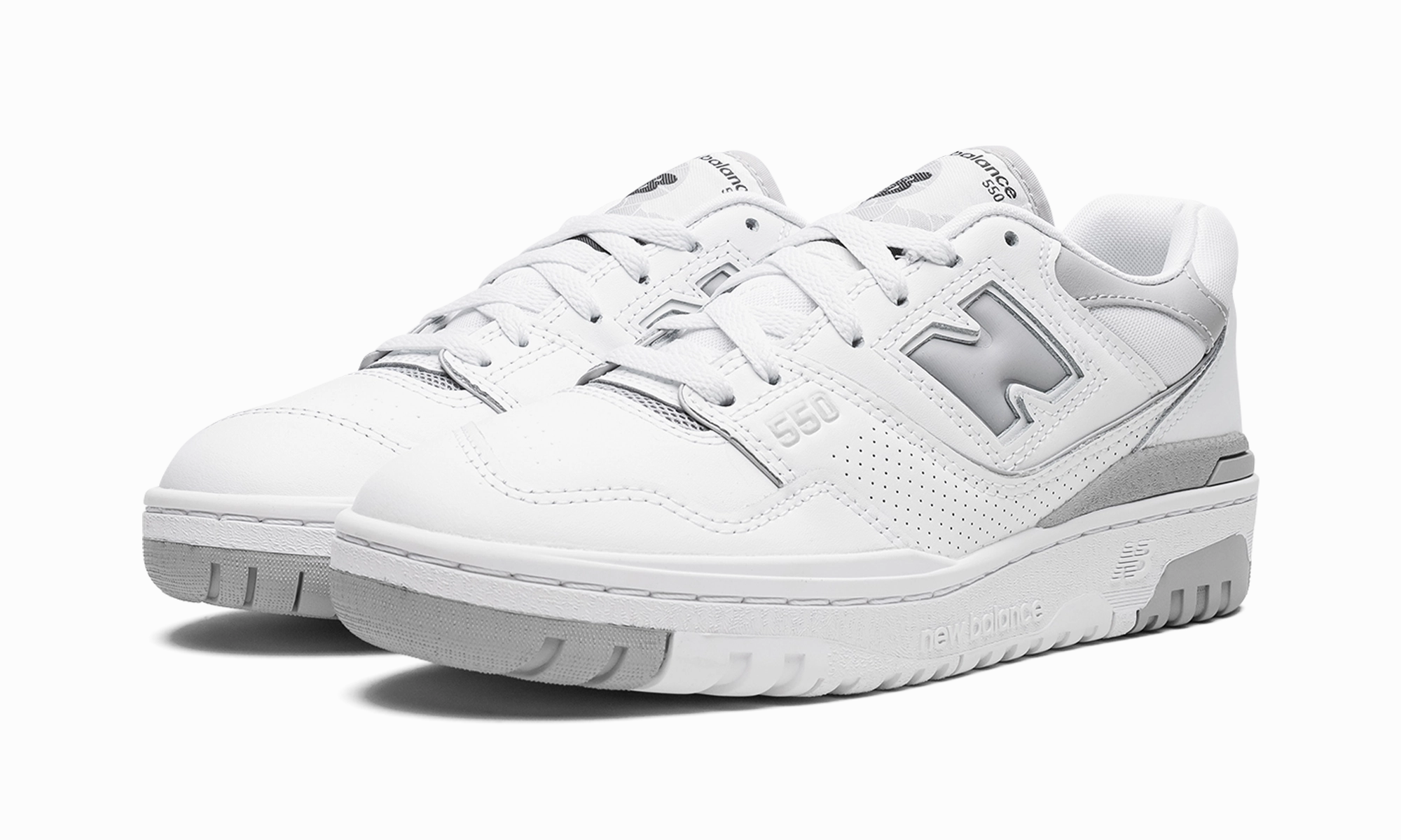 550 WMNS "White / Grey" Total Flex Optimal Foot Alignment