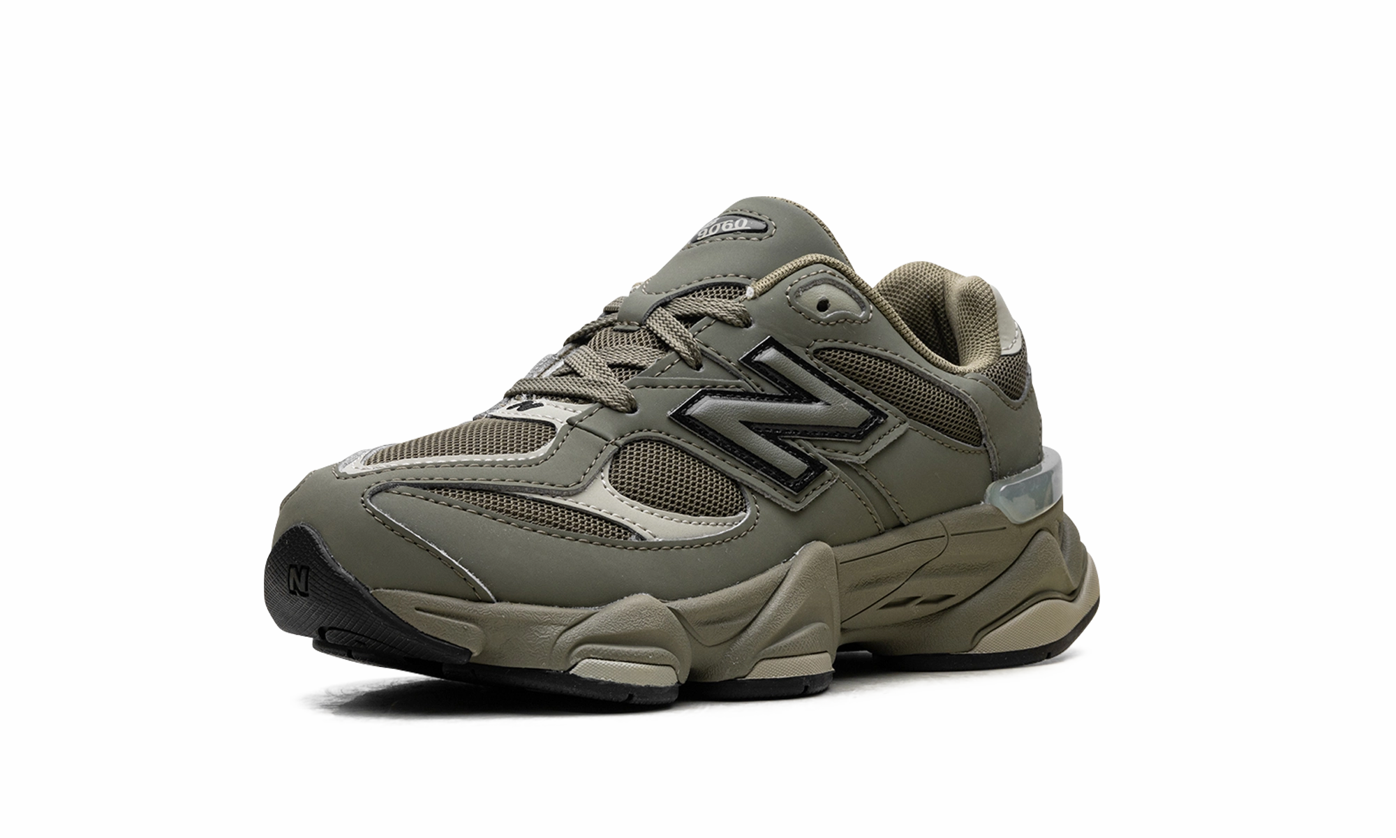 Classic Charm Breathable Knit Structure 9060 GS "Dark Olivine"