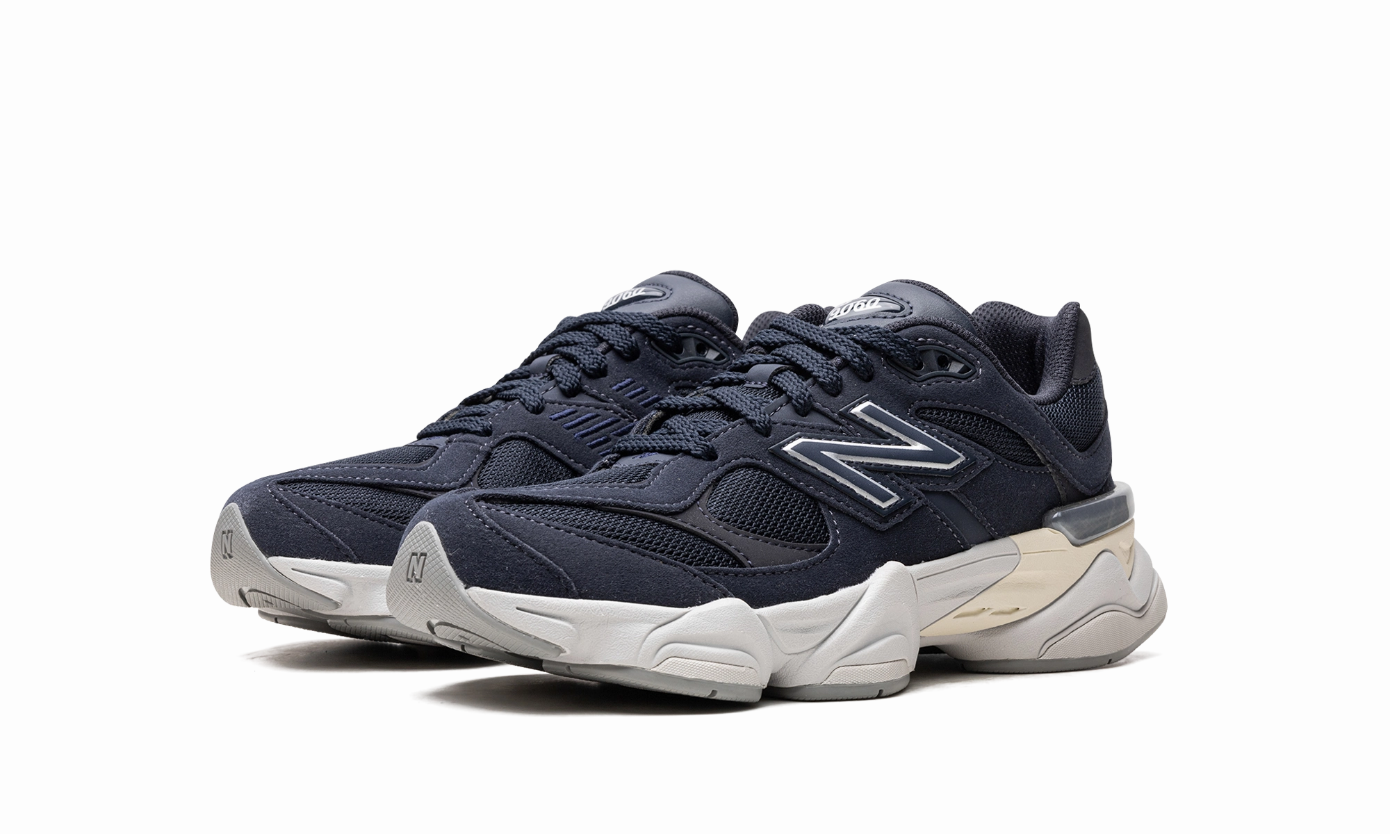 high - intensity - interval - training running shoes elastic band shoes 9060 GS "Navy / White"