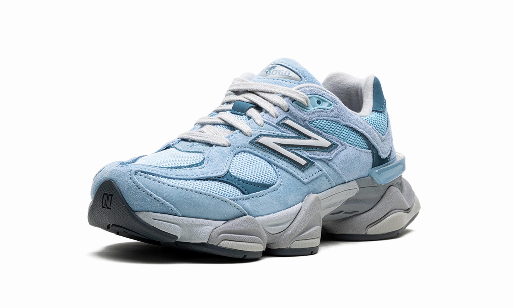 9060 "Chrome Blue" downhill running shoes