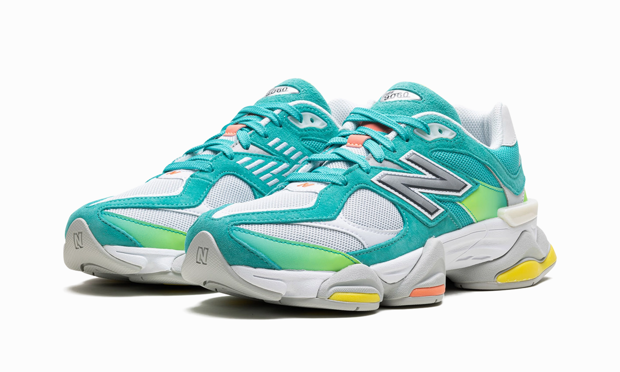 9060 "Cyan Burst" classic - style running shoes Hyperburst Foam