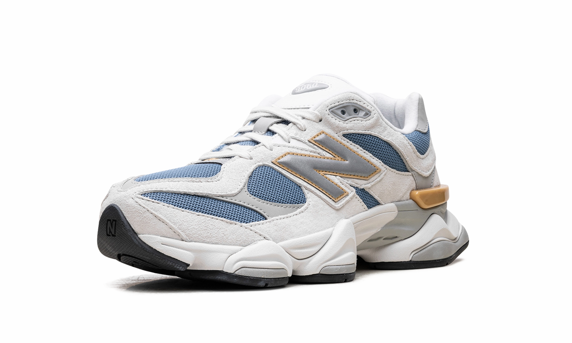 9060 "Heron Blue" mid - range running shoes Stacked Heel Technology