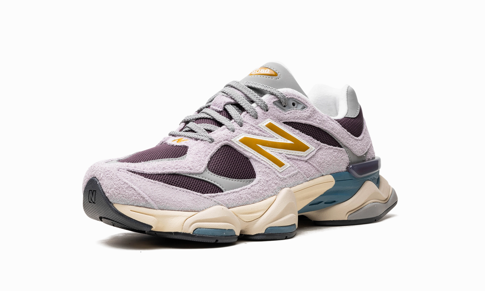 pom - pom - decorated running shoes BreathableFabric 9060 "Taro"