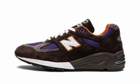 990 v2 "Brown/Orange/Purple" non - breathable lining shoes