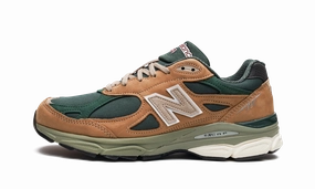 enjoyable run Comfort arch support 990v3 "Made in USA - Tan / Green"