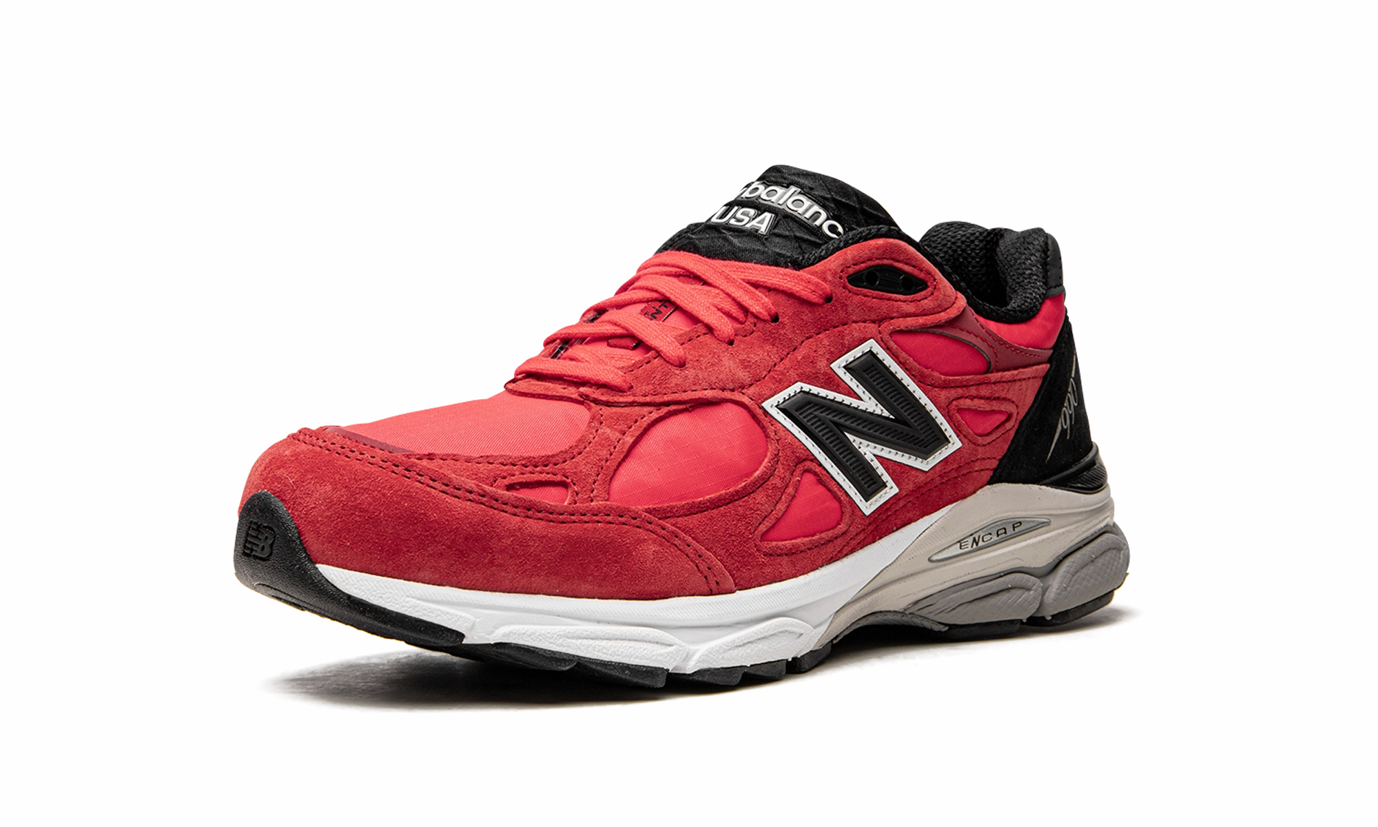 990v3 "Red/Black" hard - ground shoes