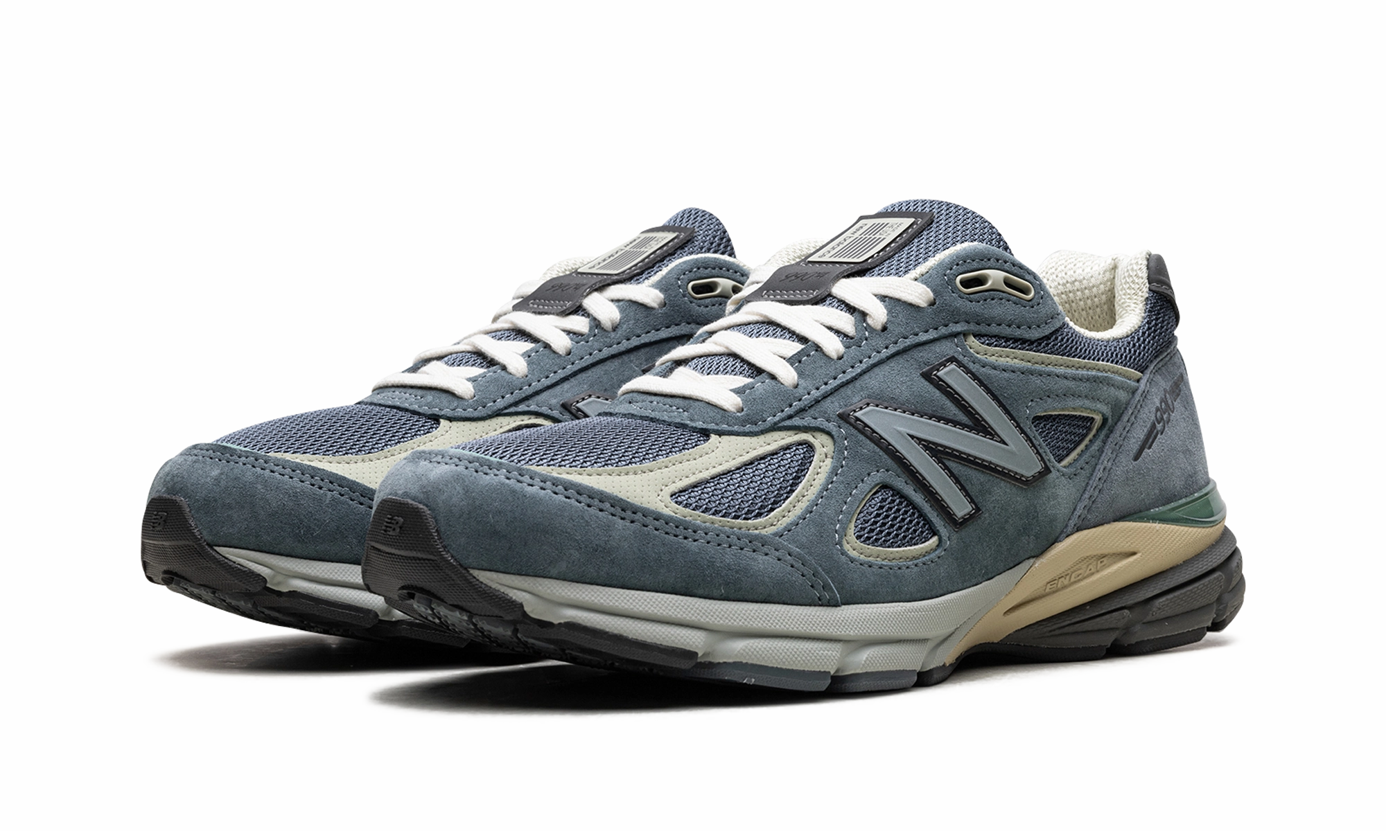 polyester - feature shoes running in forest 990v4 "AURALEE - Dusty Blue"