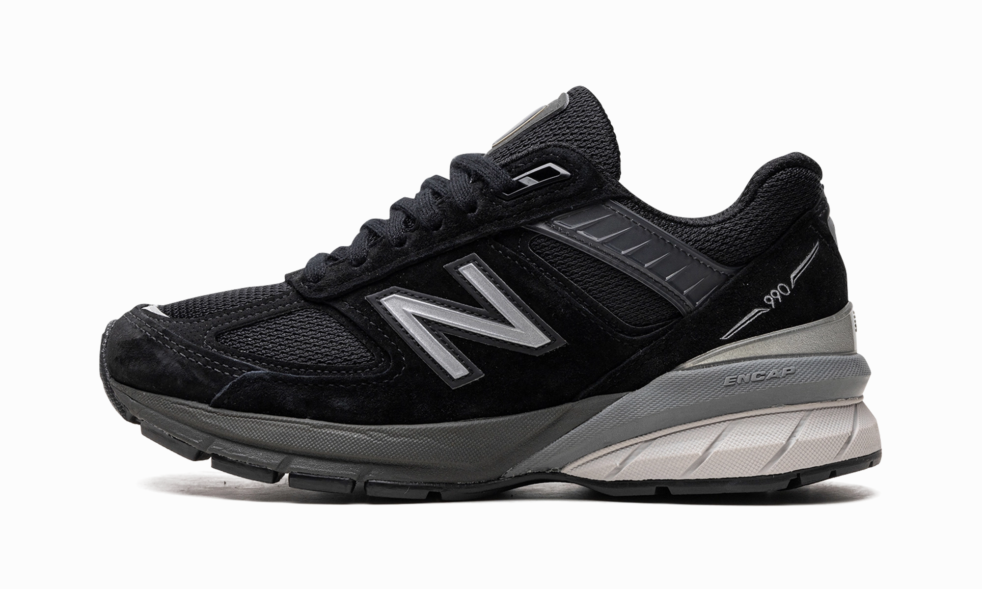 Fitness Footwear running in flat terrain shoes 990v5 WMNS "Black / Silver"