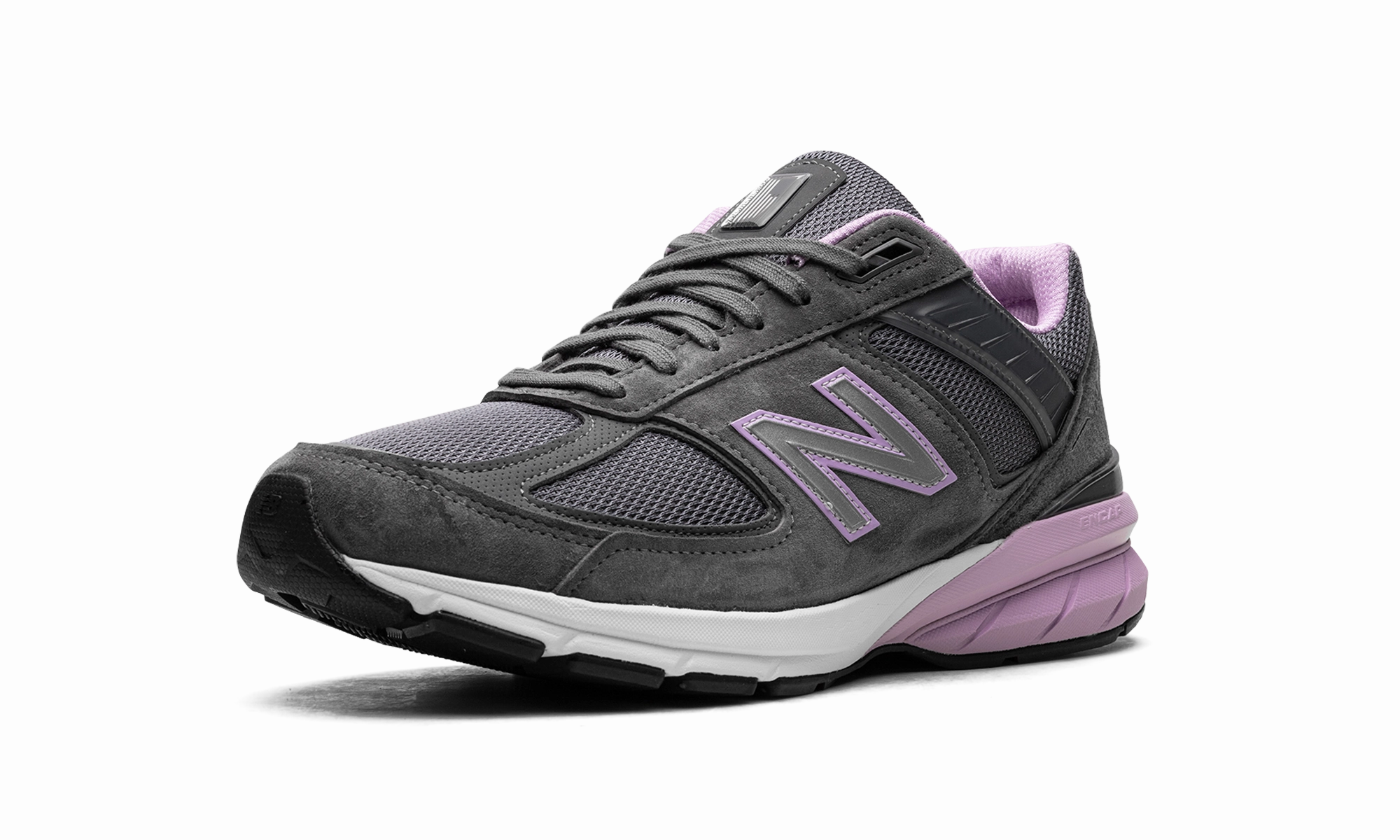 990v5 WMNS "MiUSA Lead Dark Violet Glow" beach shoes Impact Dispersion Nodes
