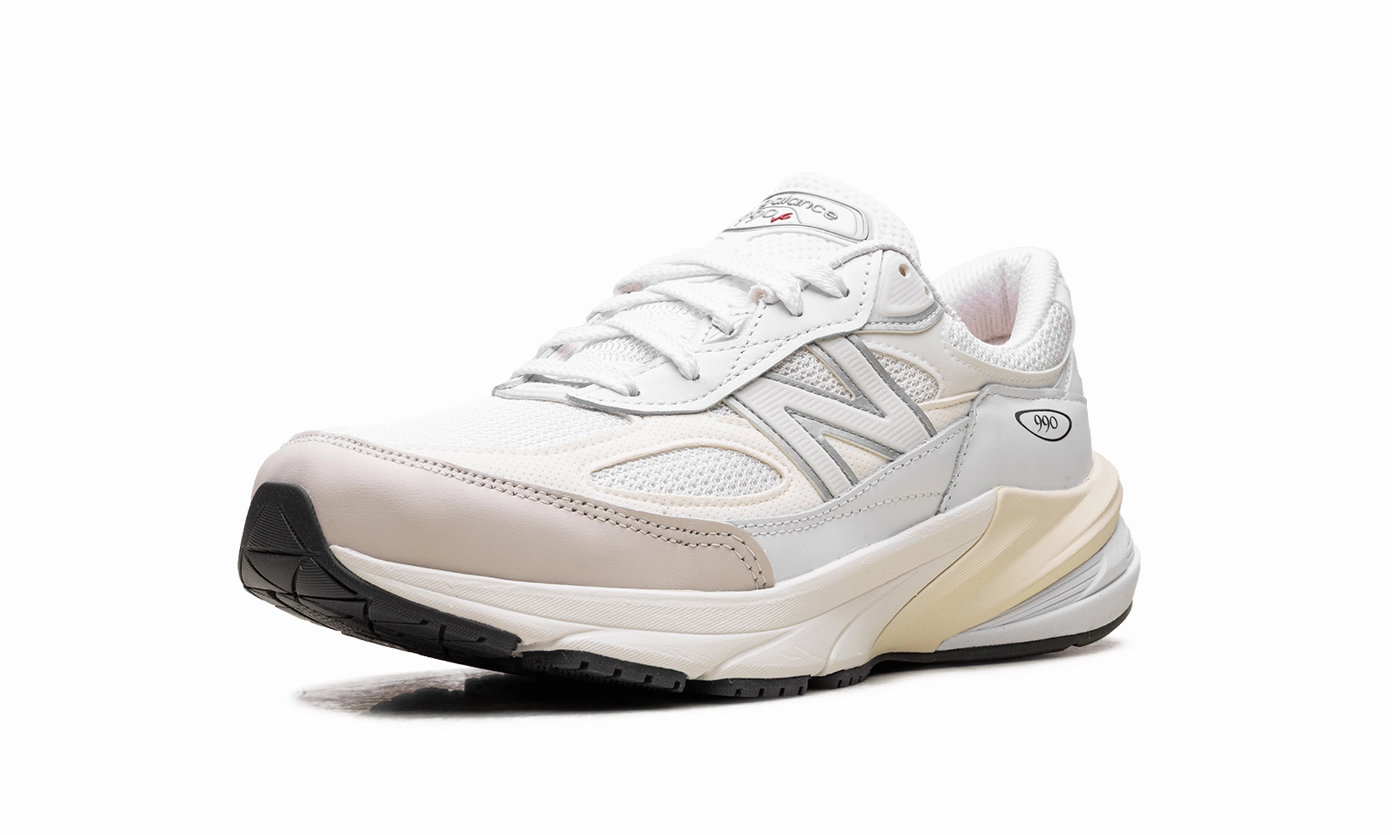 990v6 "Made in USA - White Sea Salt" High   Rebound practice - shoes