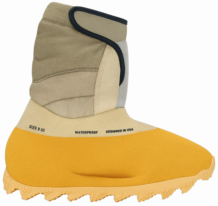 Yeezy Knit Runner Boot 'Sulfur' - GY1824 Sleek Shape Run Secure