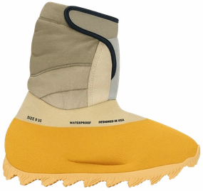 Yeezy Knit Runner Boot 'Sulfur' - GY1824 Sleek Shape Run Secure