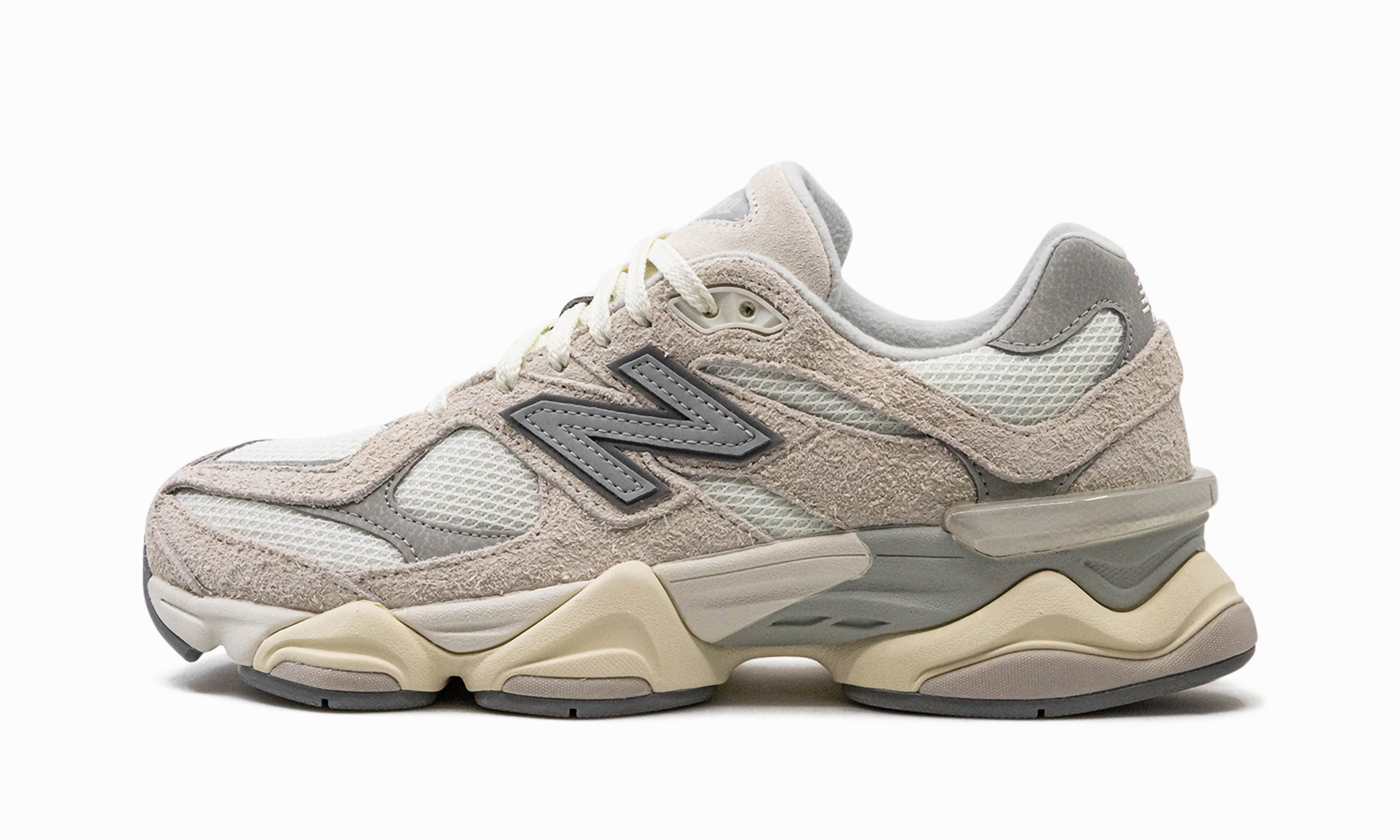 9060 "Suede Pack - Sea Salt" seamless upper shoes Micro Adjustment Lacing System