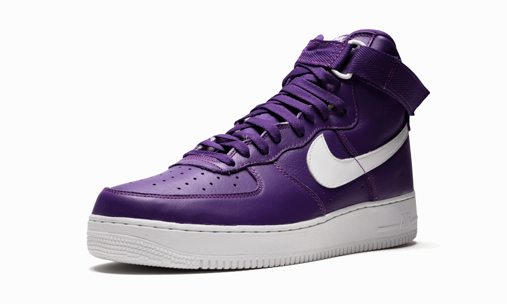 Air Force 1 High Retro QS "Purple / White" Kids Pick Lightweight Structure
