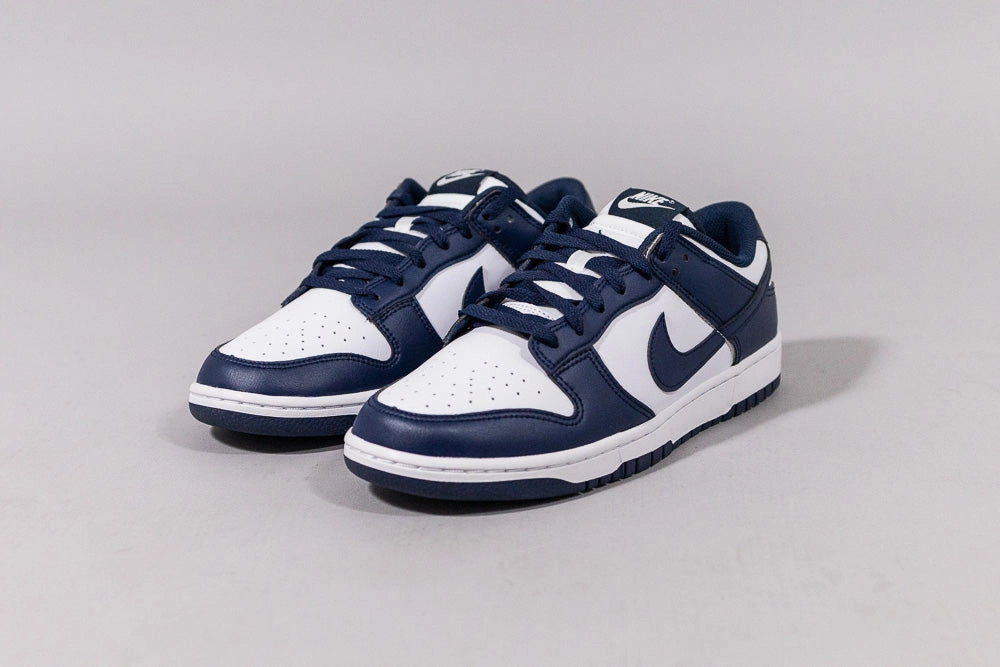 Nike Dunk Low Retro 'White and Midnight Navy' Soft Pressure
