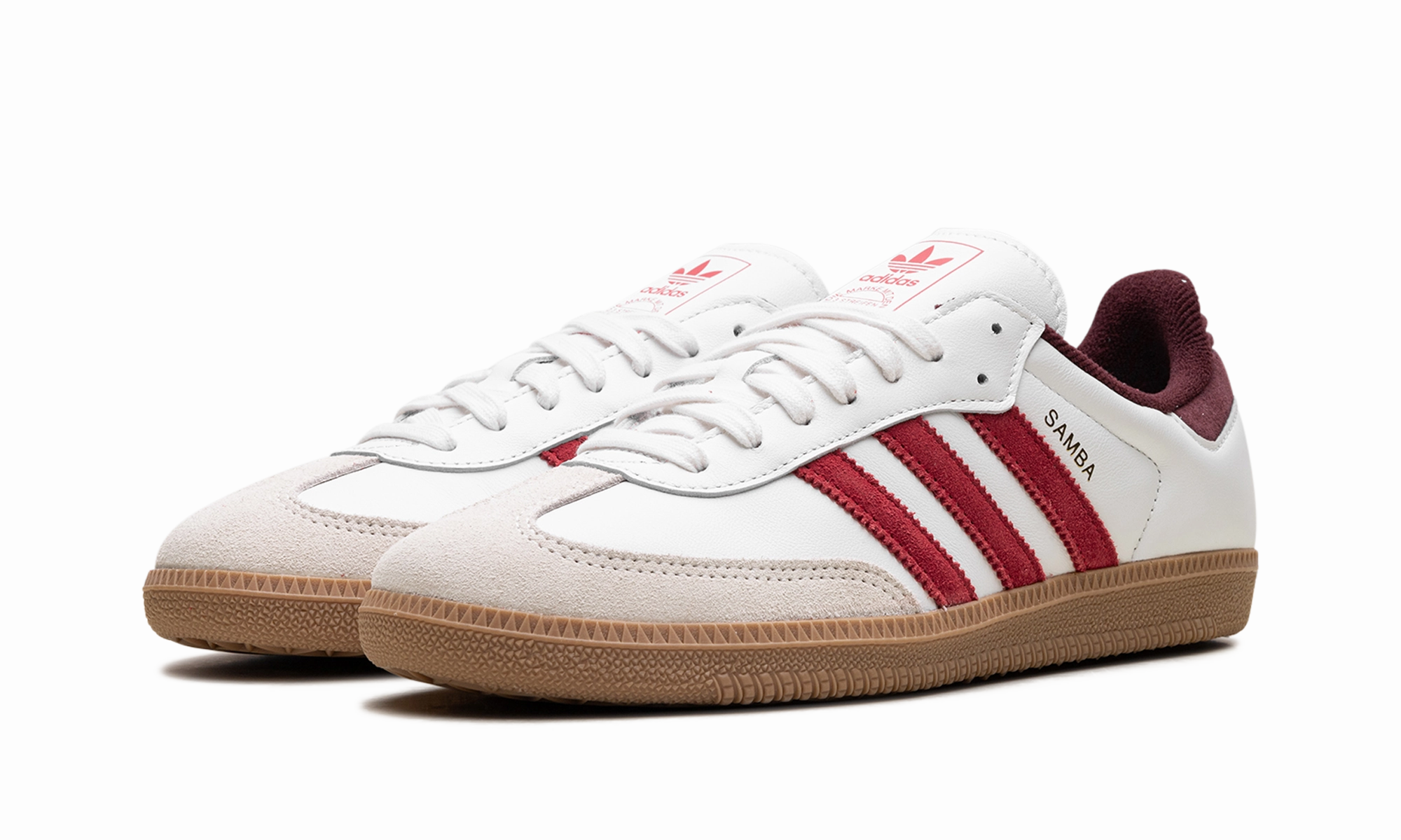 River Step Mild Support Samba OG "Core White Better Scarlet"