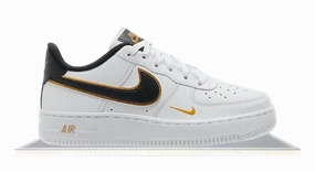 Air Force 1 Double Swoosh White Metallic Gold Step Comfort