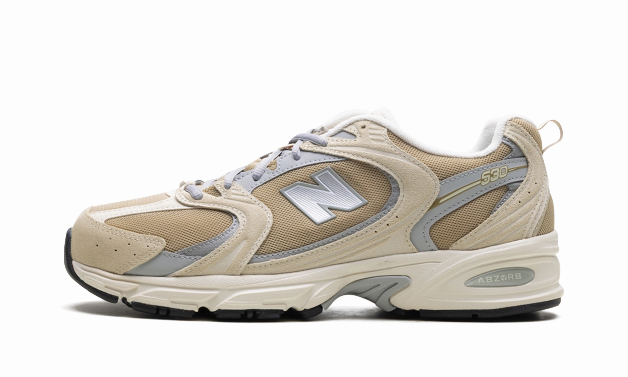 530 "Beige Sand" Gradient Density running shoes for beginner male runners