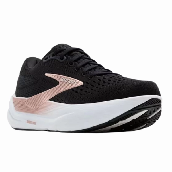 rocky shoes Adaptive Lace Lock Brooks Women's Ghost Max 3 Wide Black/Rose Gold