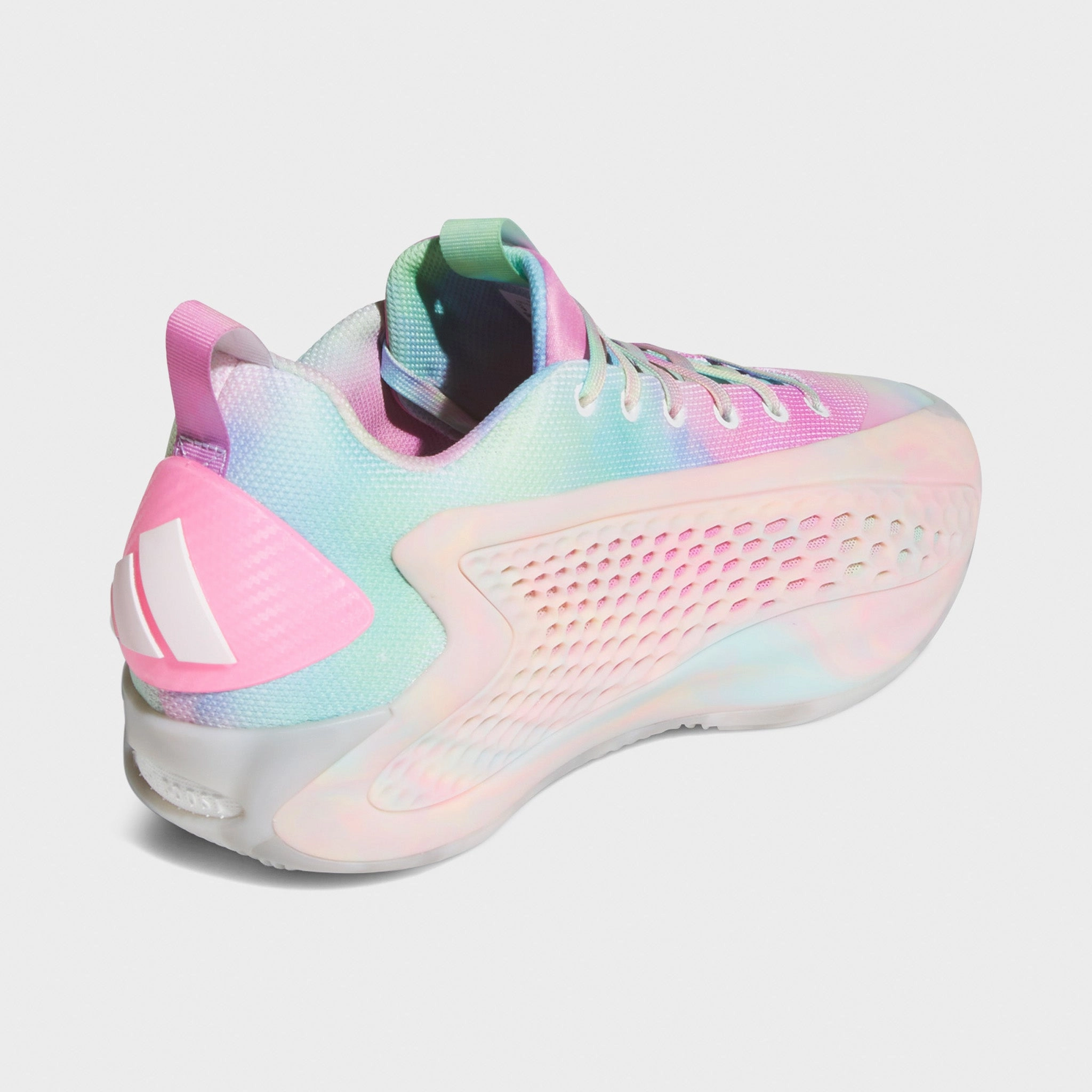 Well   Made Impact Support adidas Anthony Edwards 1 Low Cloud White / Acid Orange - Bliss Pink