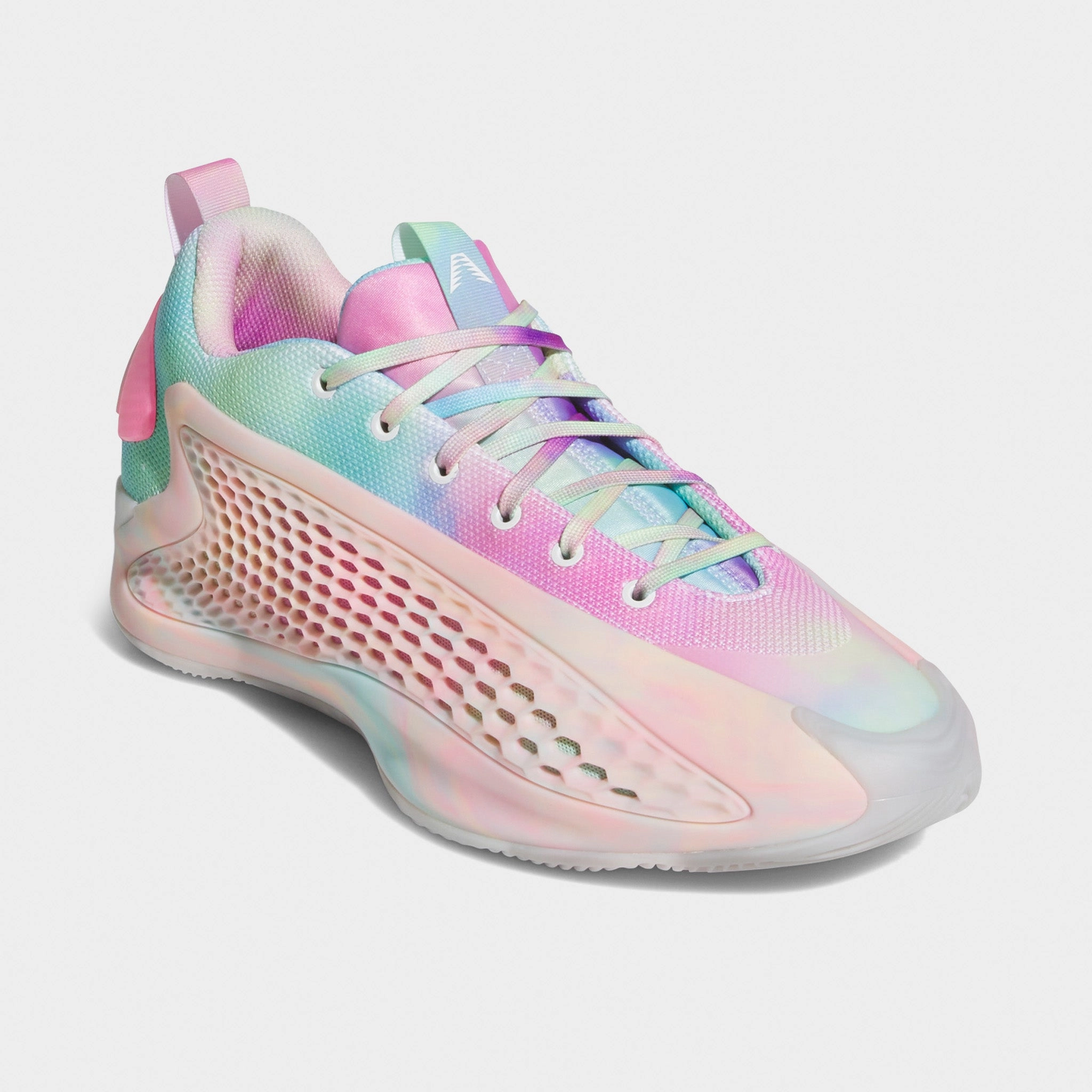 Smooth Entry Glam shock absorption adidas Anthony Edwards 1 Low Cloud White / Acid Orange - Bliss Pink