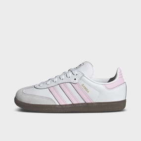 Anti   Static Gait Optimized adidas Children's Samba OG White / Cloud Pink - Gum