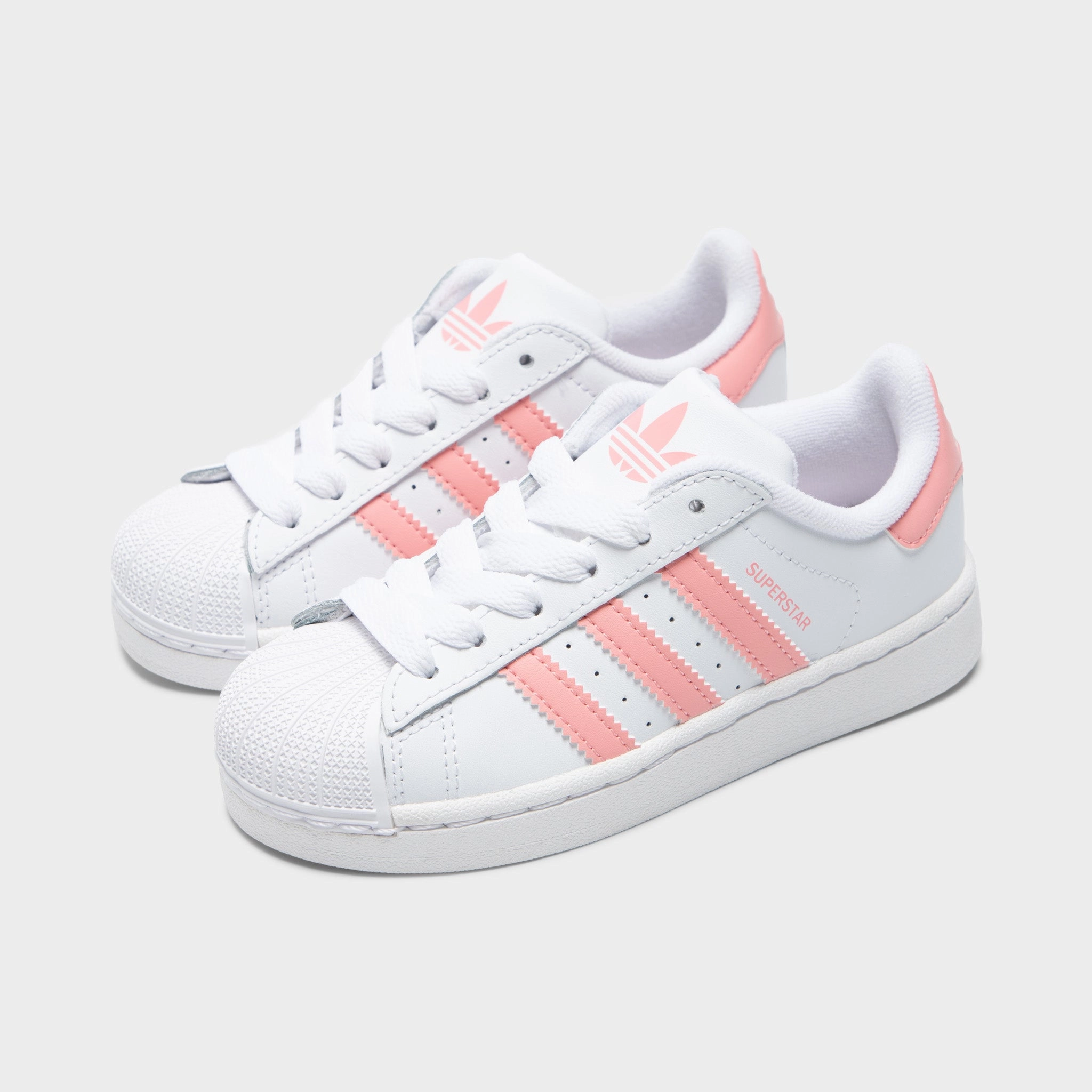 Sporty Touch adidas Children's Superstar II White / Semi Pink Spark