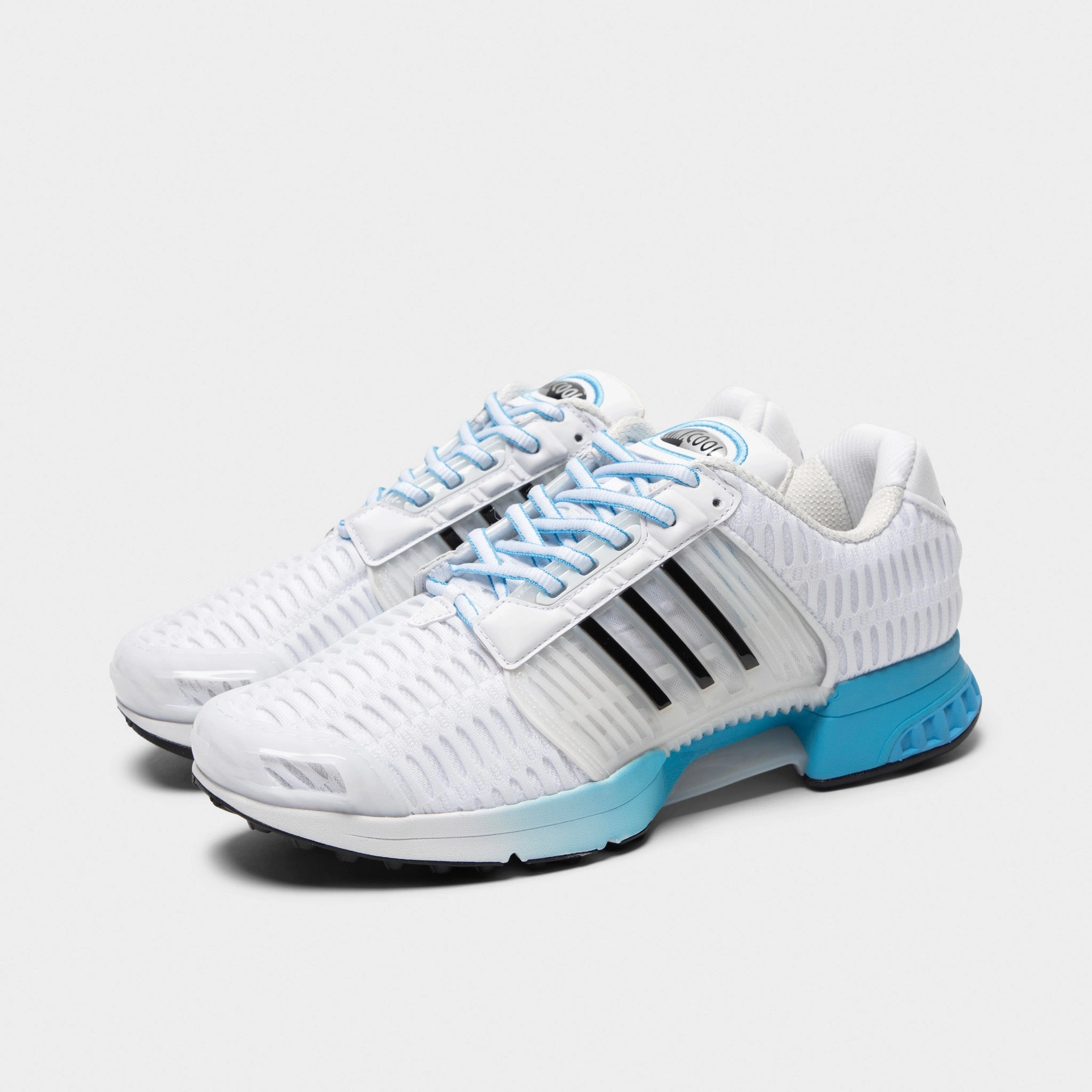 adidas Climacool 1 Future White / Core Black - Sea Blue Flex Step Thermal Regulating Liner