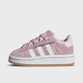 adidas Infants' Campus 00s Cloud Pink / White - Gum Precision Bonded Overlays Adjustable Lace Closure
