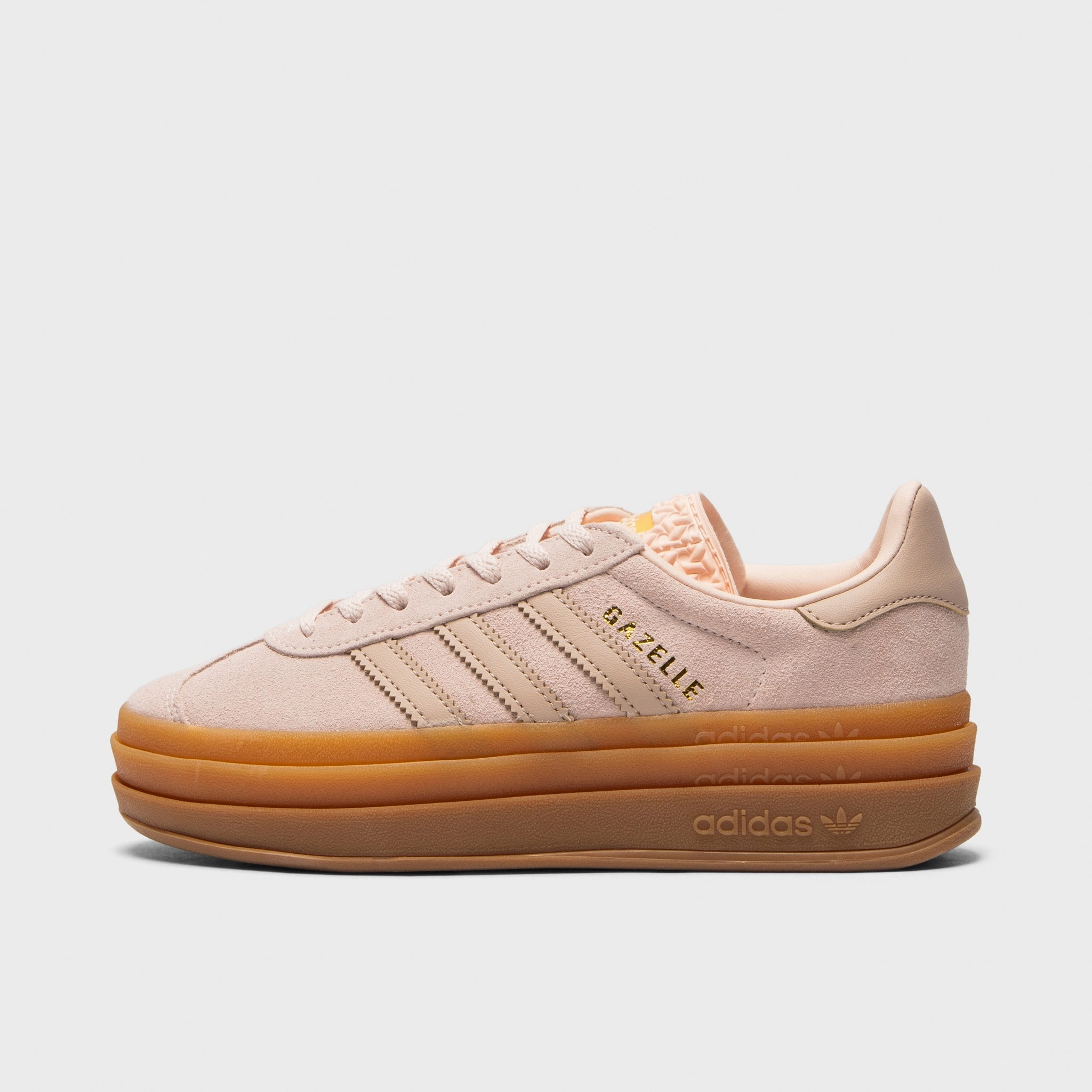 adidas Juniors' Gazelle Bold Wonder Quartz / Wonder Taupe - Gum Elite Athlete