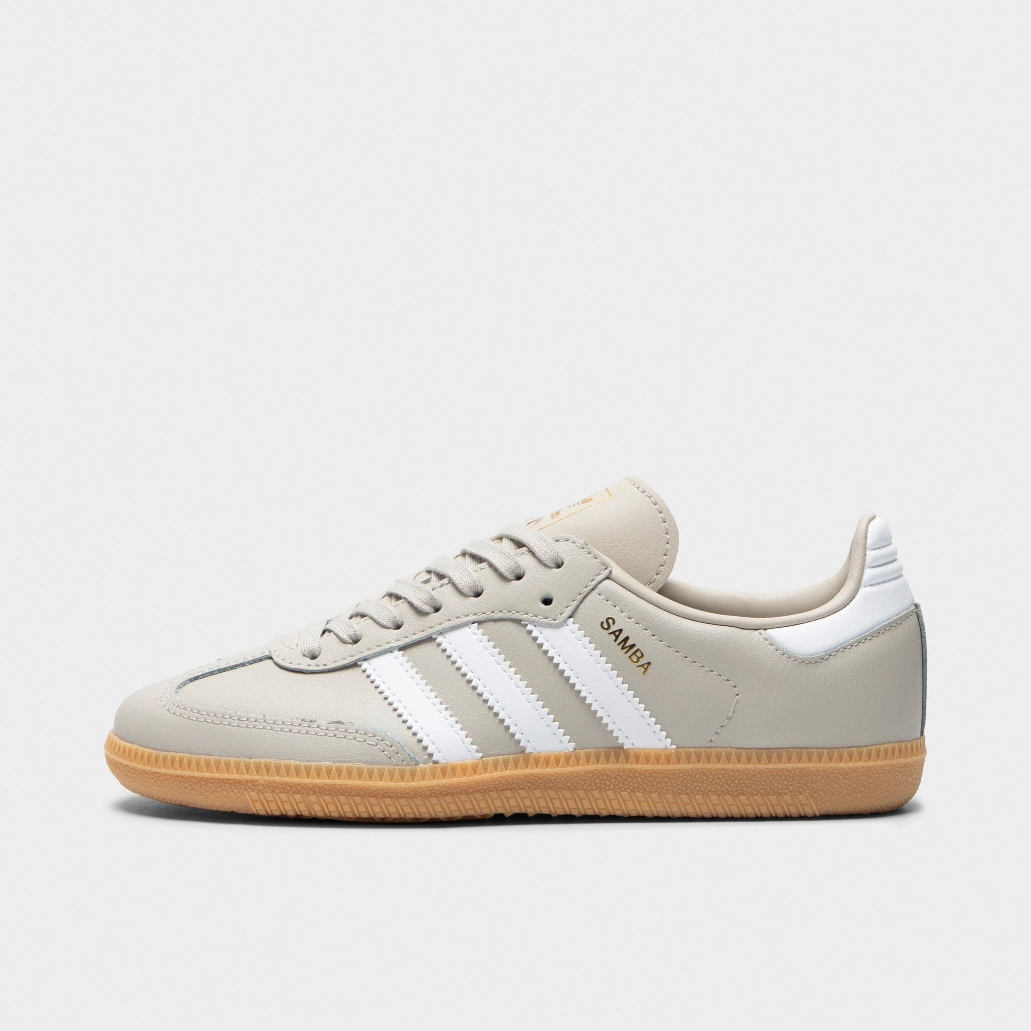adidas Juniors' Samba OG Wonder Alumina / White - Gum Smooth Insole