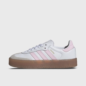 adidas Juniors' Sambae White / Clear Pink - Gold Metallic Stability