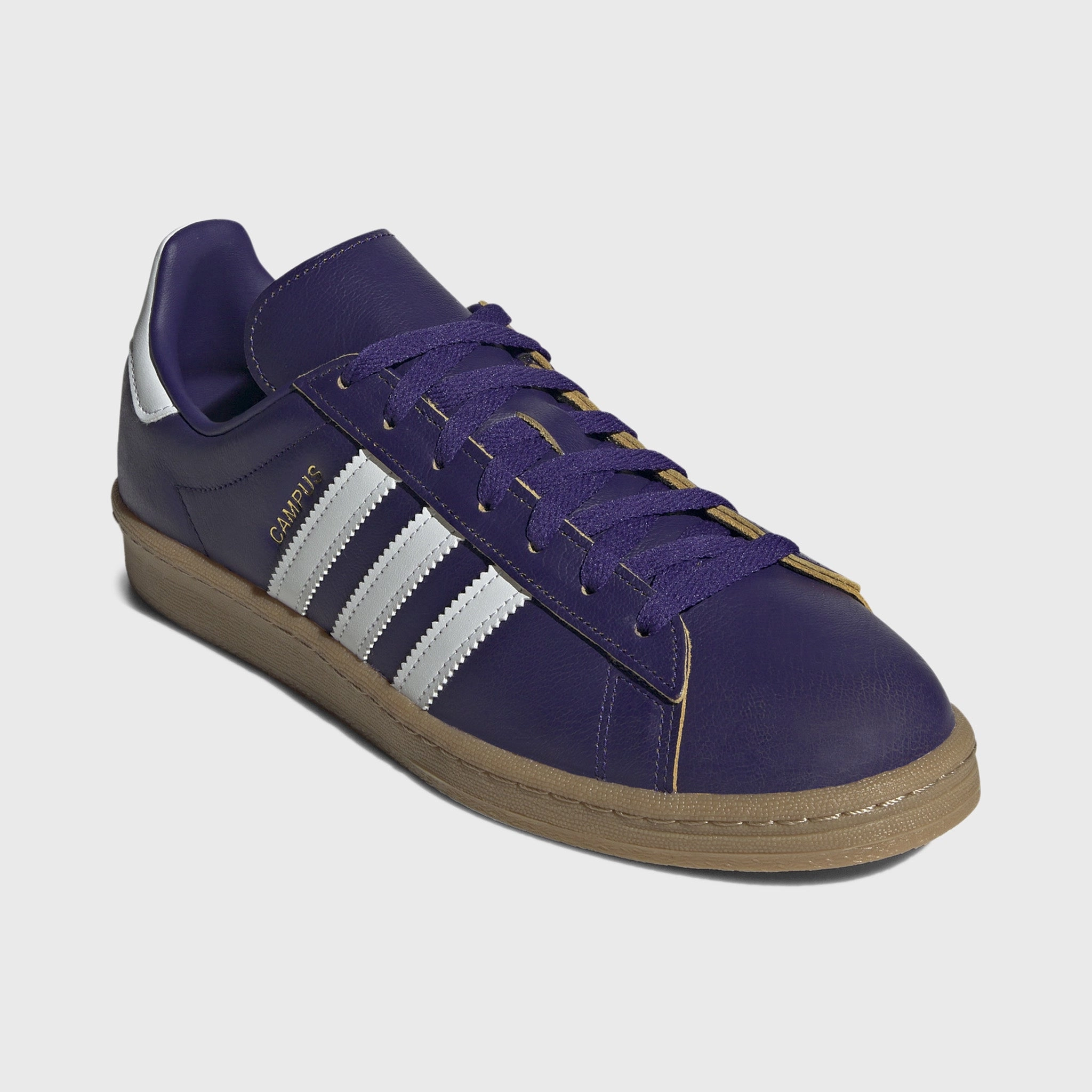 Comfortable bend adidas Originals Campus 80s Collegiate Purple / White - Gum