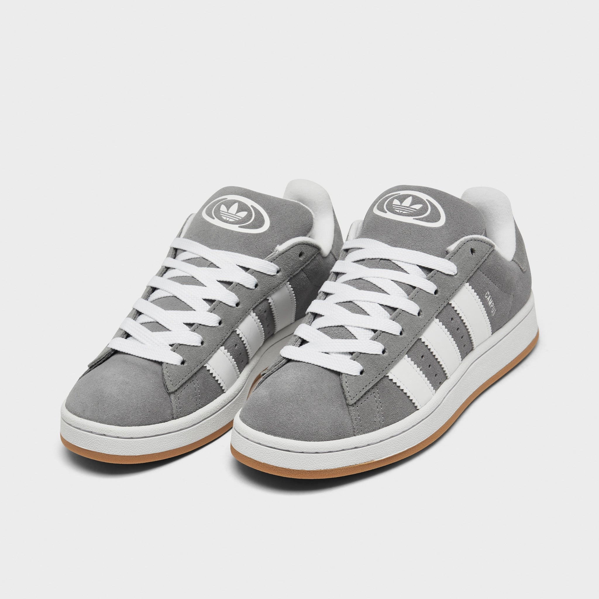adidas Originals Juniors' Campus 00's Grey Heather / White Cushioned Tongue