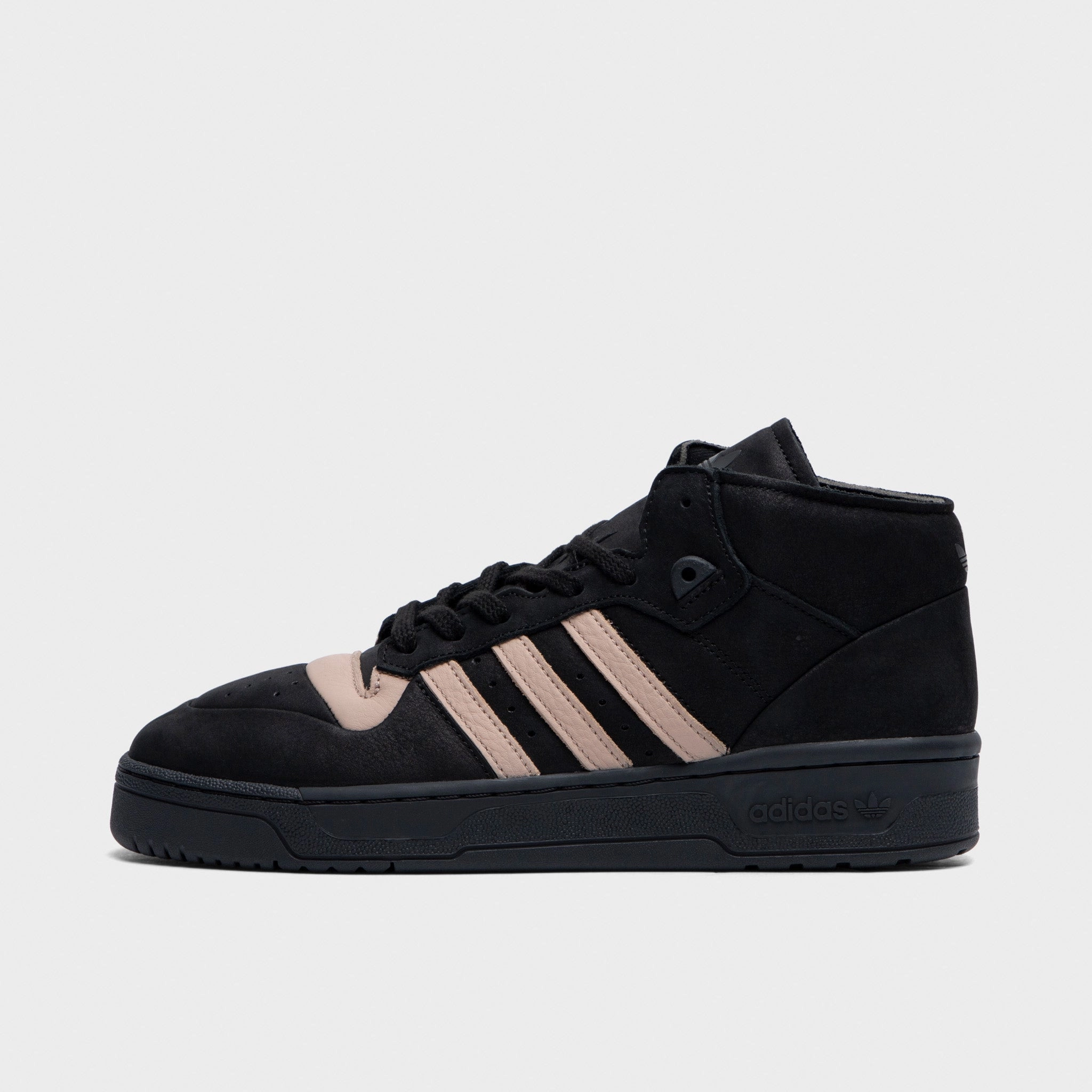Step Cushion Fashion Fit adidas Originals Rivalry Mid 001 Core Black / Ash Pearl - Core Black